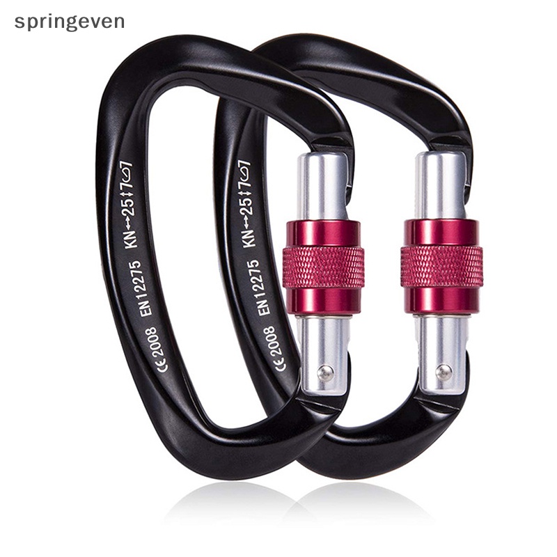 Móc Khóa Leo Núi / Tập Yoga Hình Chữ D Bằng Nhôm Tiện Dụng