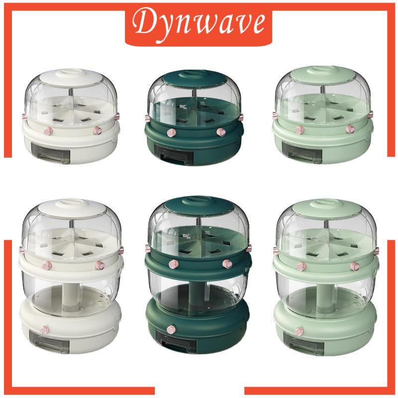 Hộp Đựng Gạo / Ngũ Cốc 6 Ngăn Dạng Xoay Tự Động Dễ Vệ Sinh Và Sử Dụng