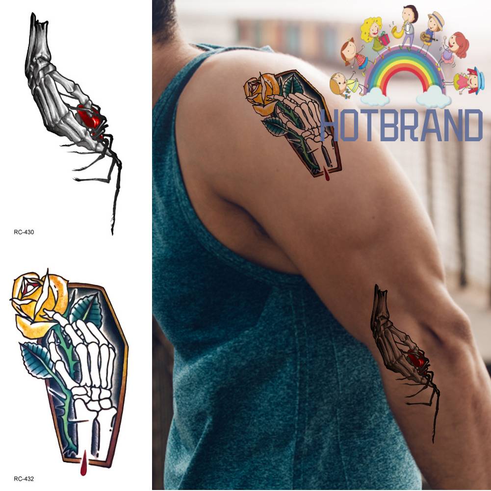 Set 20 Hình Xăm Dán 3D Chống Nước Độc Đáo Cá Tính