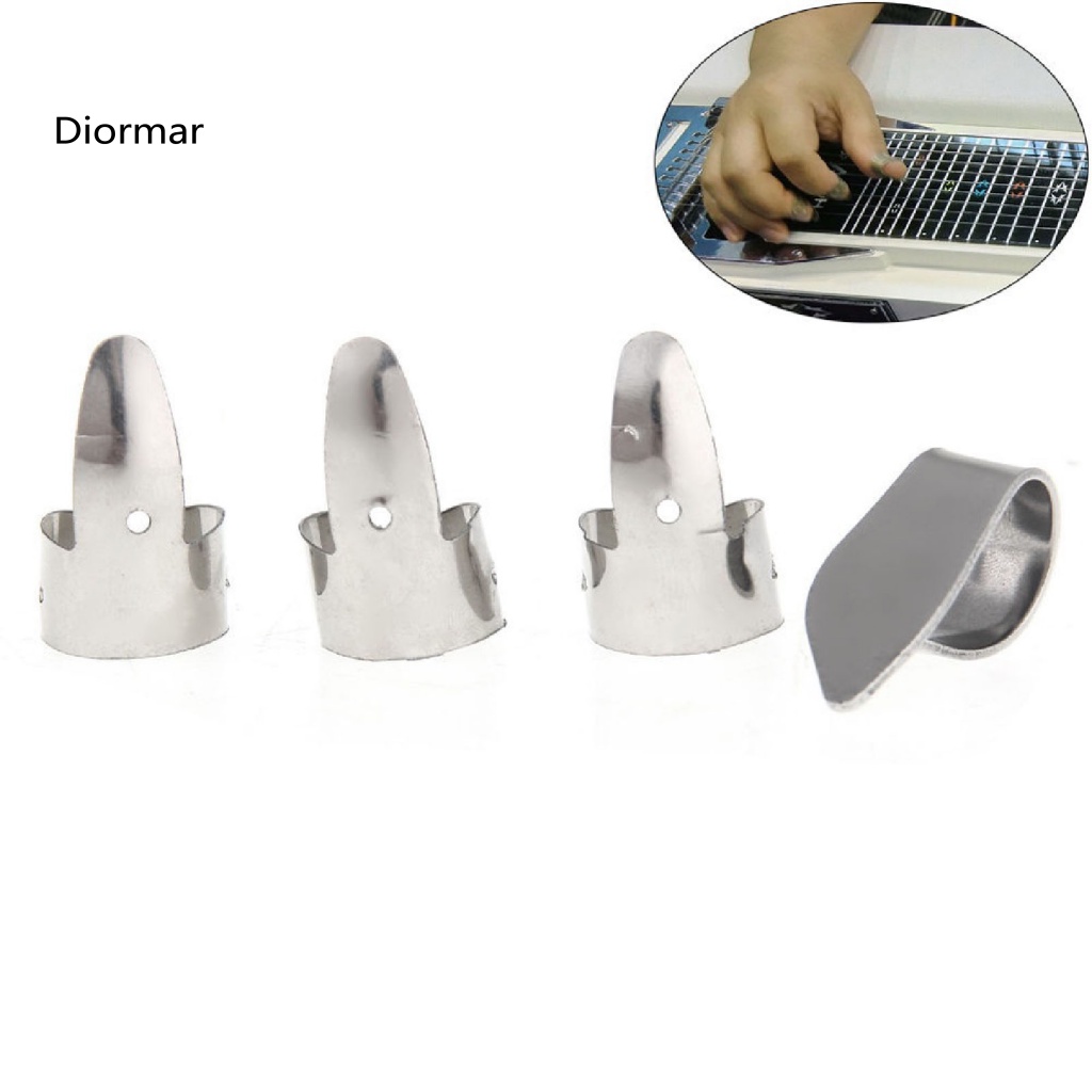 Set 4 Miếng Gảy Đàn Guitar Bằng Thép Không Gỉ