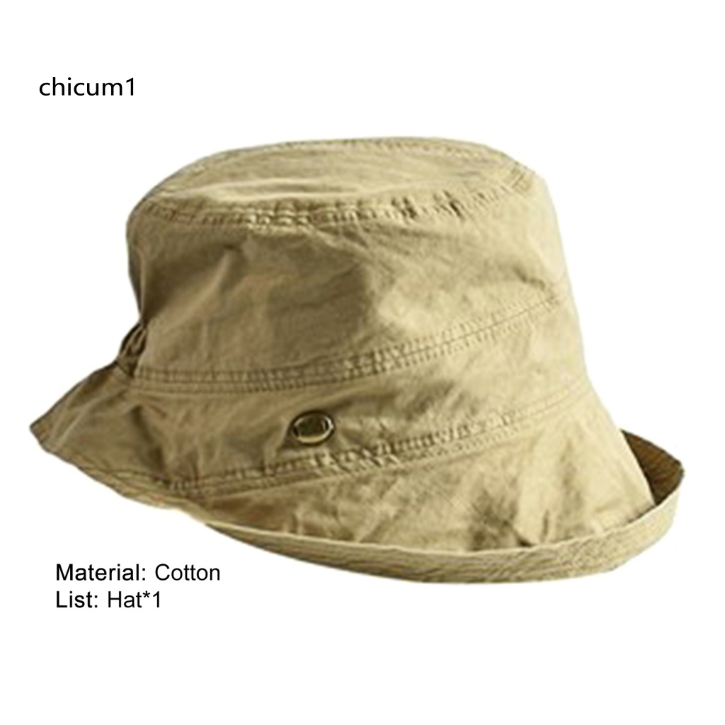 Mũ Rộng Vành Chống Nắng Tia UV Co Giãn Màu Trơn Thời Trang Dành Cho Nữ