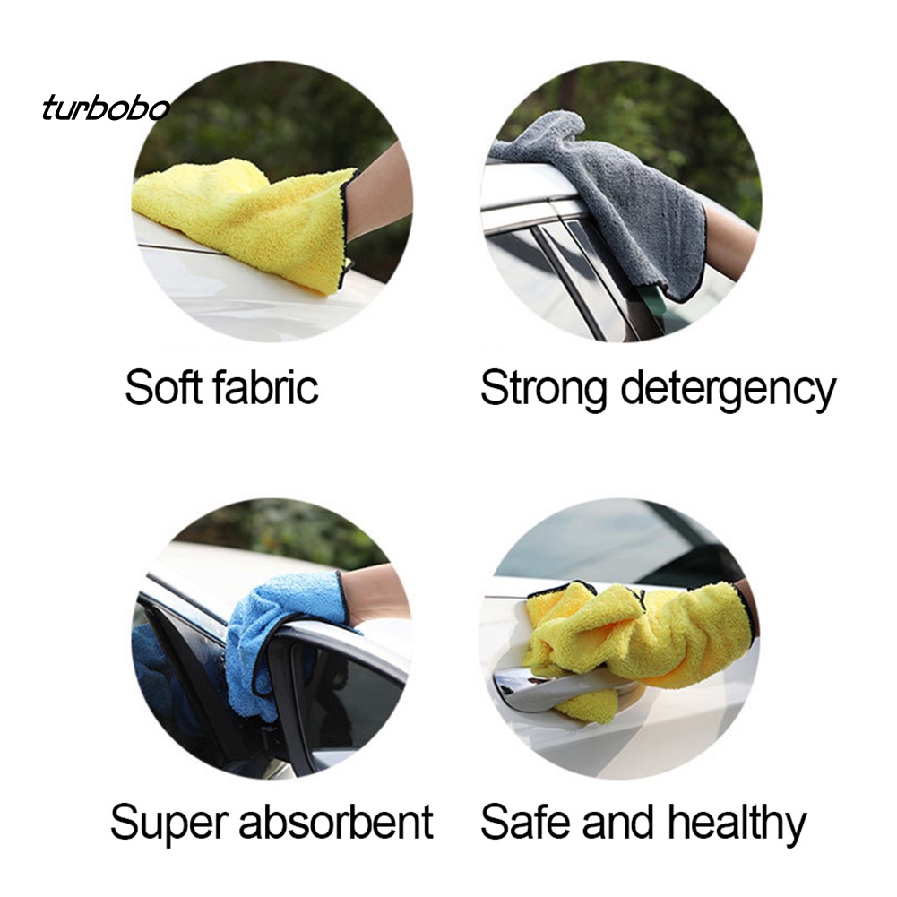 Khăn Lau Xe Hơi Bằng Sợi Microfiber Mềm Mại Thấm Hút Nước Tốt