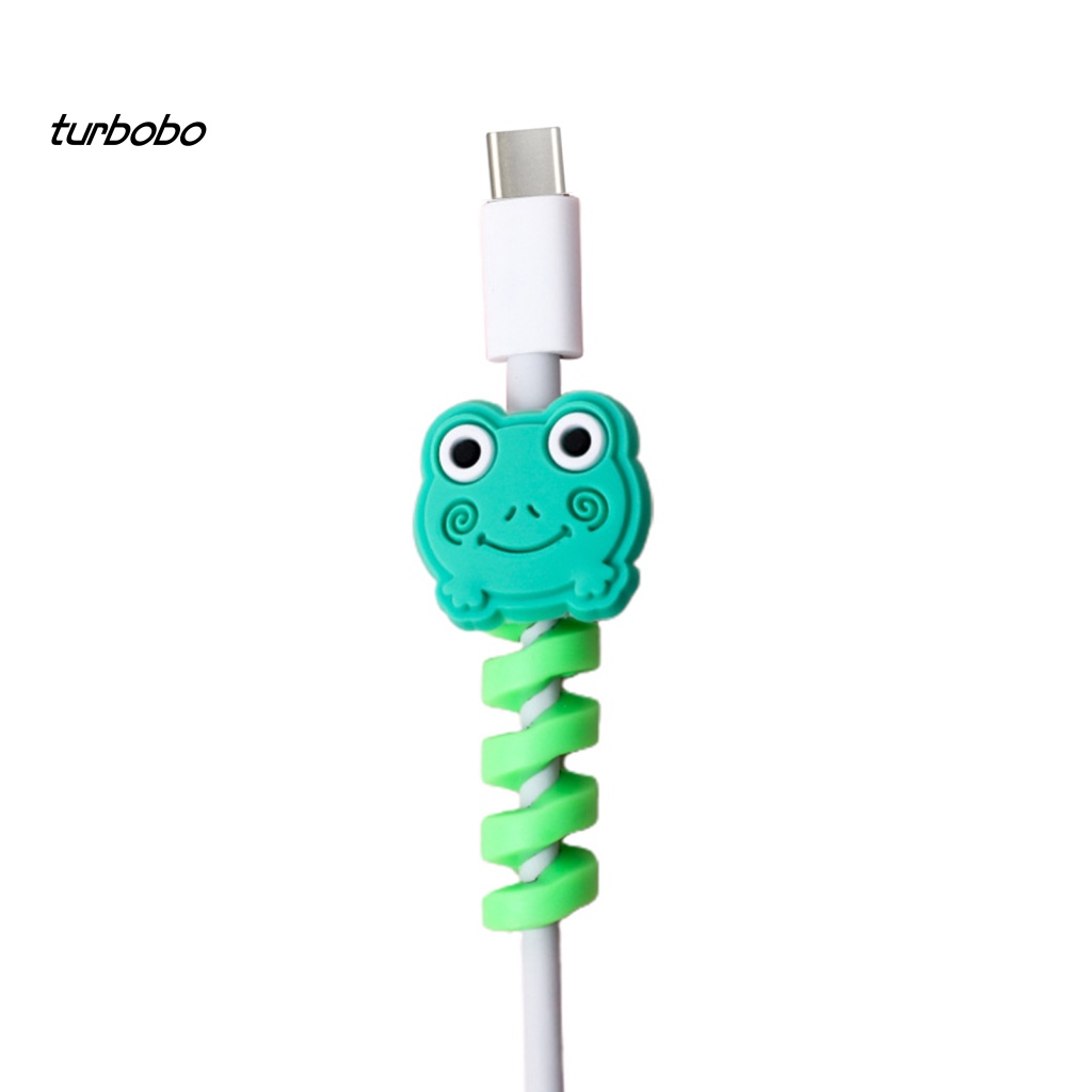 Phụ Kiện Quấn Dây Cáp Bằng Silicon Bóng Dễ Thương