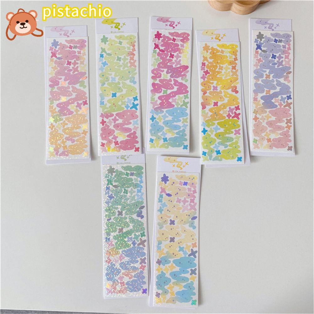 PISTA Set 2 Sticker Dán Trang Trí Sổ Tay DIY Hình Làng Quê
