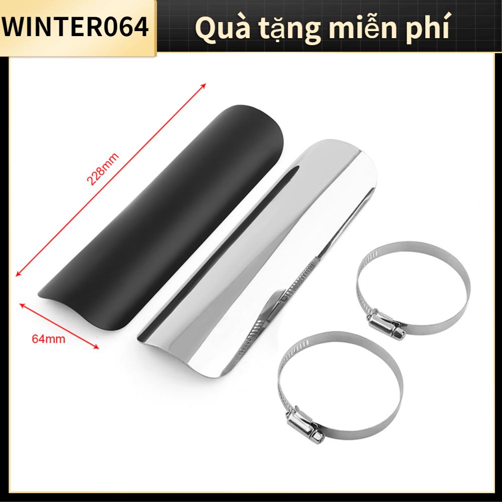 Winter064 Ống xả xe máy đa năng Tấm chắn nhiệt Muffler Staight Cover