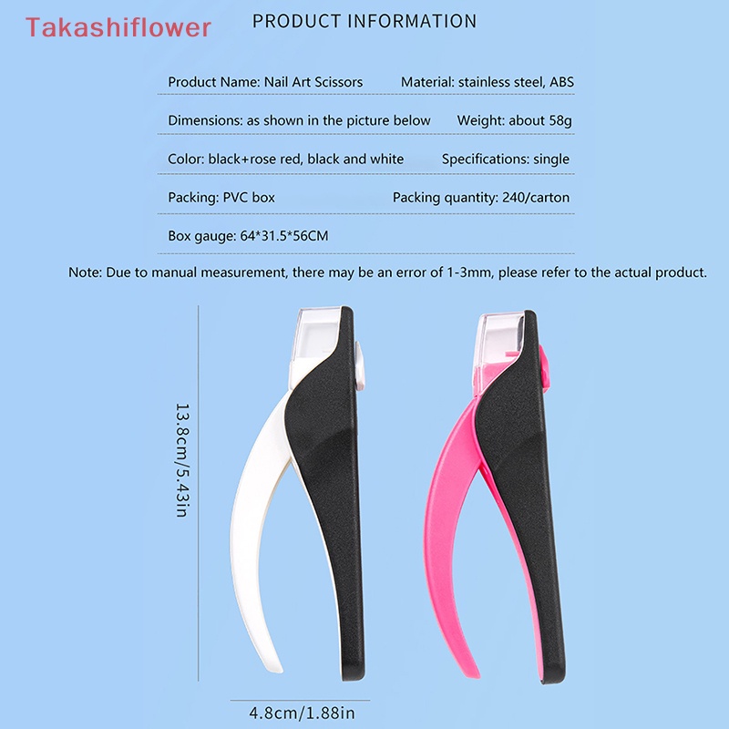 Kềm Cắt Móng Tay Giả Hình Chữ U Bằng Thép Không Gỉ Chuyên Nghiệp