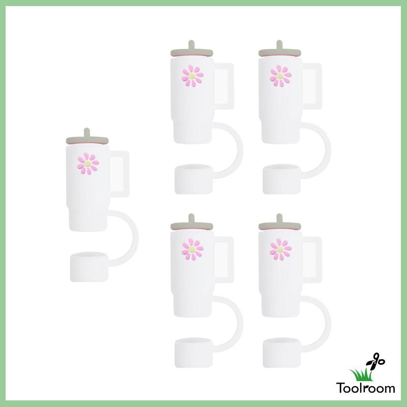 Bộ 5 Ống Hút Có Nắp Đậy Chống Bụi Dễ Dàng Sửa Chữa Và Nắp Đậy Chai Nước