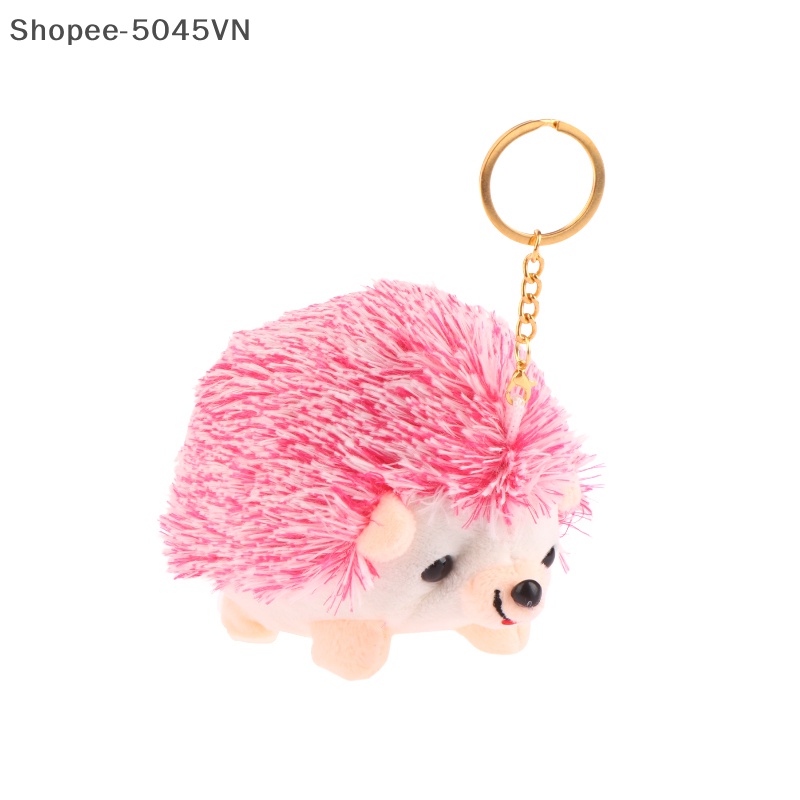 Móc Khóa Hình Nhím Nhồi Bông 12CM Nhiều Màu Sắc Mềm Mại Trang Trí Ba Lô / Túi Xách / Ô Tô Quà Tặng Cho Bé