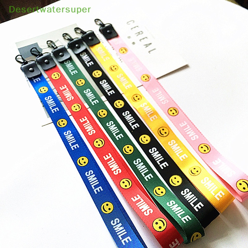 Dsvn Móc Khóa Dạng Ví Ngắn Có Dây Ruy Băng Mặt Cười Trang Sức Cho Nữ