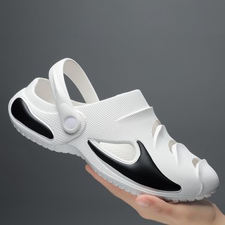 Giày sandal đục lỗ thoáng khí size lớn 40-45 thời trang đi biển mùa hè cho nam