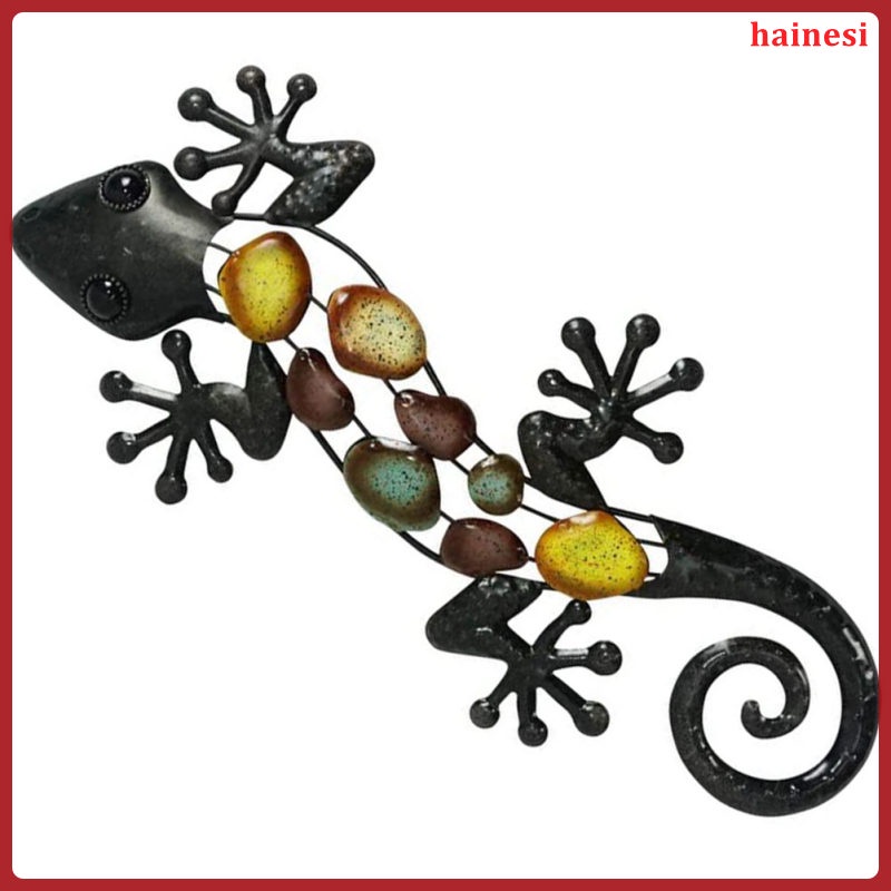 Tượng Thằn Lằn Kim Loại Treo Tường Trang Trí Phong Cách Vintage