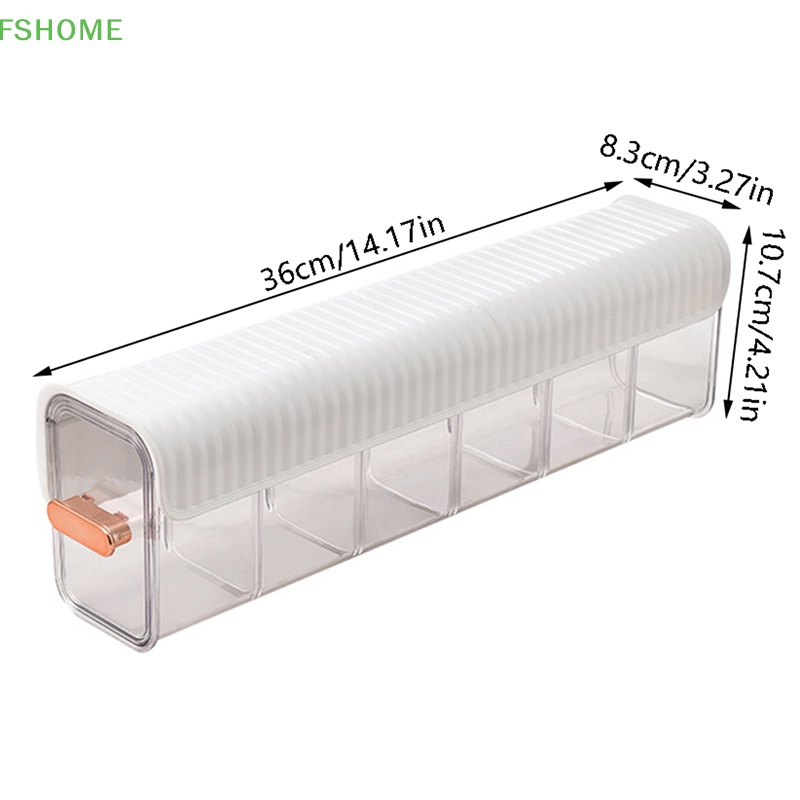 Hộp Đựng Gia Vị Treo Tường Nhiều Ngăn Tiện Dụng