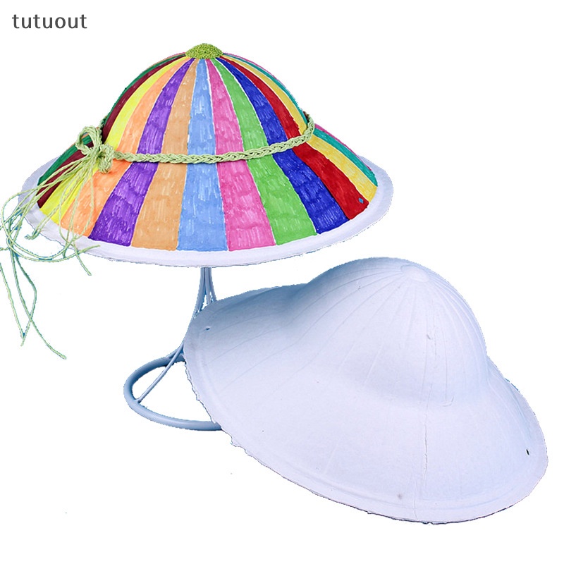 Mũ Cói Vẽ Tranh Bằng Tay DIY Cho Bé