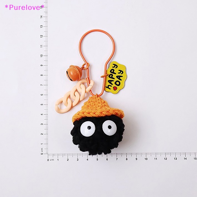 Purelove &gt; Móc Khóa Xe Hơi / Túi Xách Họa Tiết Hoạt Hình Spirited Away Totora Thủ Công Susuwatari Nhật Bản Cho Nữ Mới