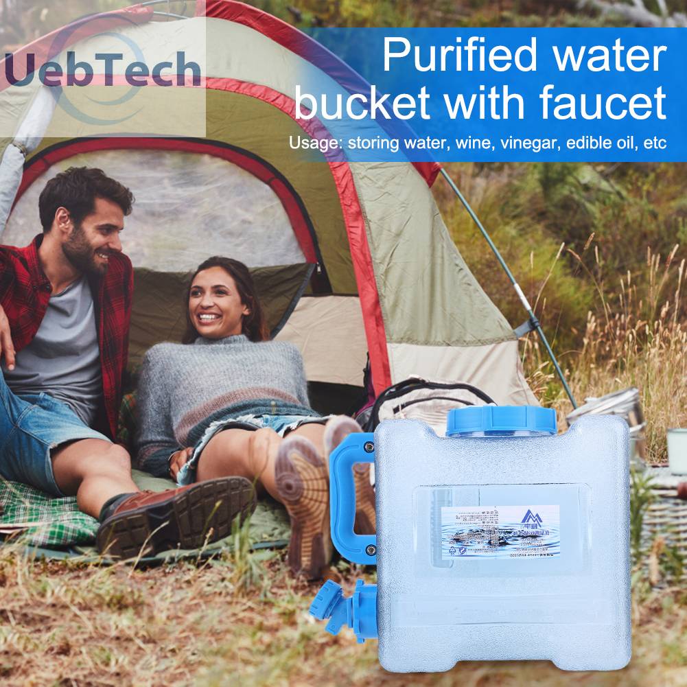 Bình Đựng Nước Chống Rò Rỉ Dung Tích 6 / 8 / 13 / 18L Tiện Dụng Mang Theo Du Lịch Cắm Trại