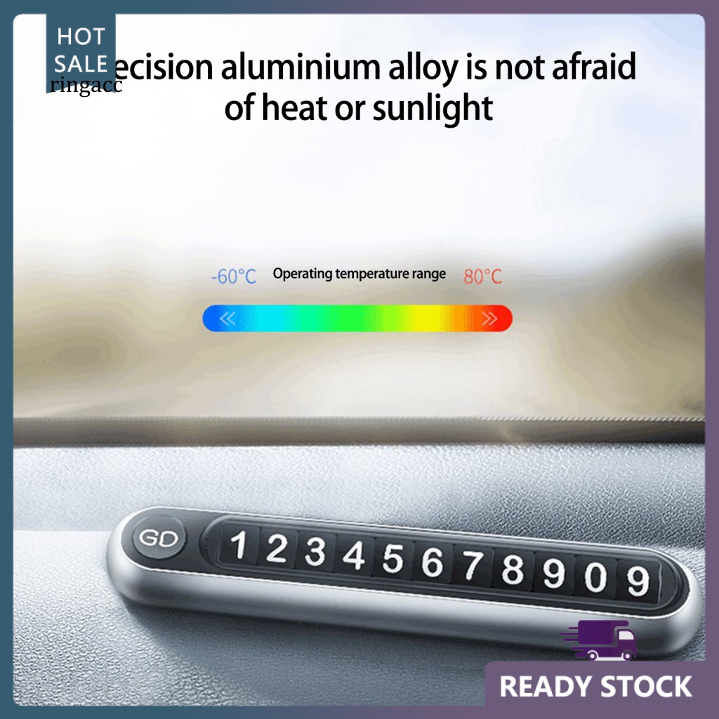 Rga Bảng Số Điện Thoại 3D Nổi Một Bấm Hiển Thị Màu Dạ Quang Hấp Thụ Mạnh Mẽ Hỗ Trợ Đậu Xe Ban Đêm