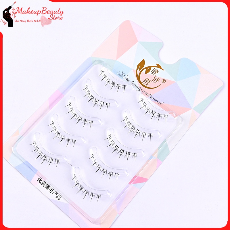 Lông mi giả gân trong tự nhiên tái sử dụng nhiều lần. Chính hãng Make beauty unlimited MS 1234