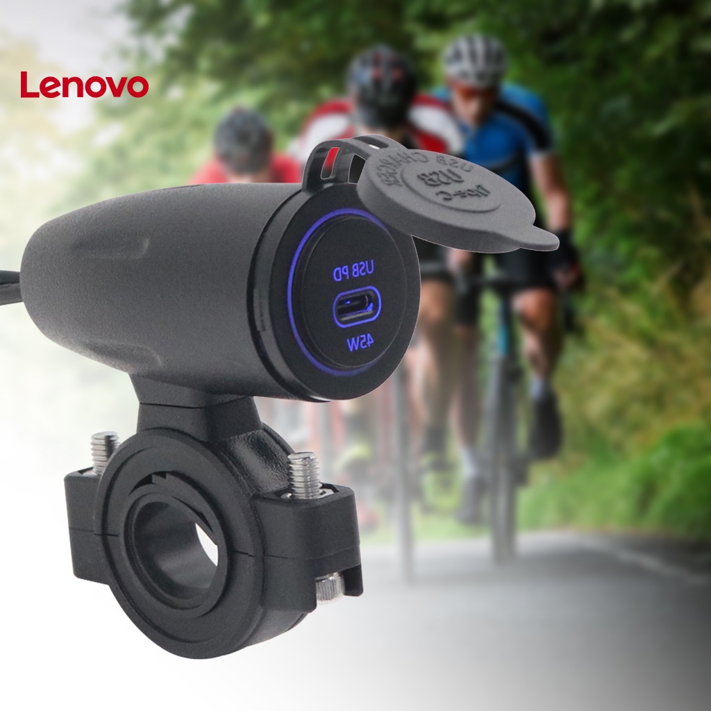 Bộ Sạc Điện Thoại Một Cổng USB 45W C5909-Z PD 5 Chế Độ Có Đèn LED Dành Cho Xe Máy