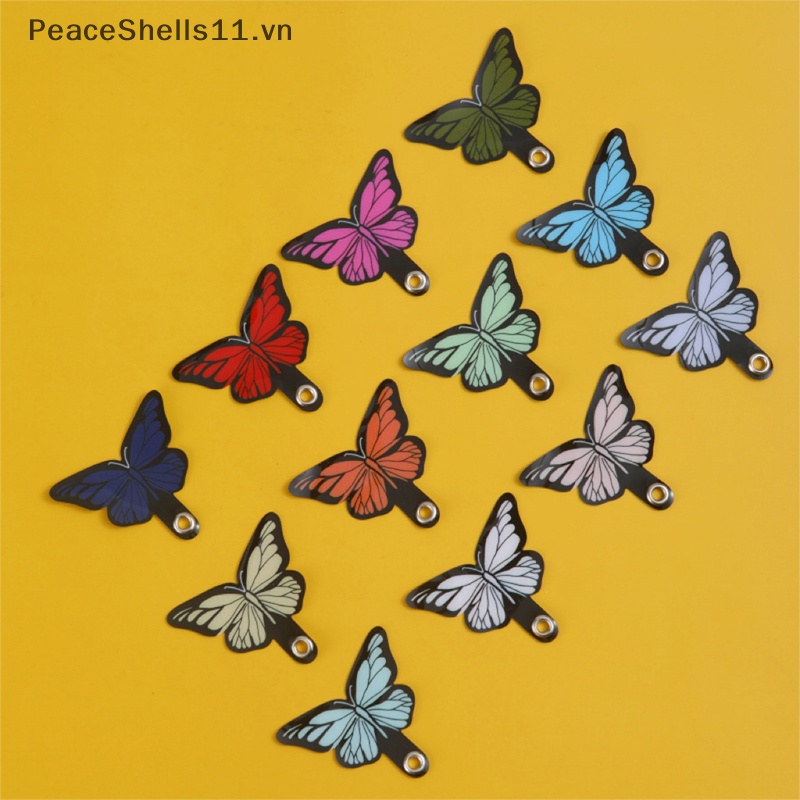 Dây Đeo Điện Thoại Họa Tiết Hoạt Hình Bươm Bướm Chống Thất Lạc Tiện Dụng