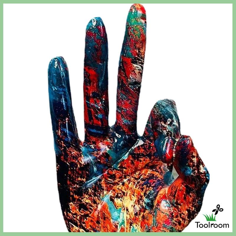 Đồ trang trí Tượng Cử Chỉ Ok Bằng Nhựa Resin Trang Trí Bàn / Hành Lang / Quán Bar / Nhà Cửa