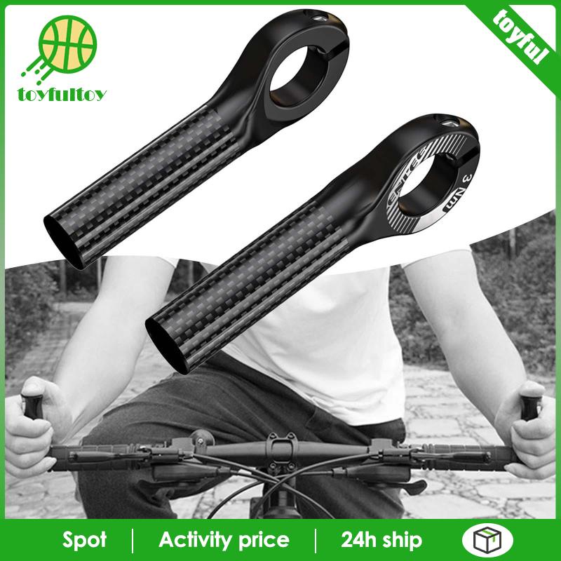 2 Đầu Tay Cầm Xe Đạp Bằng Sợi Carbon