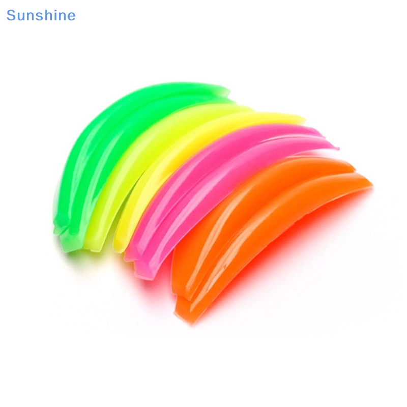 Set 4 Cặp Đệm Silicone Hỗ Trợ Uốn Cong Lông Mi Tái Sử Dụng Tiện Lợi
