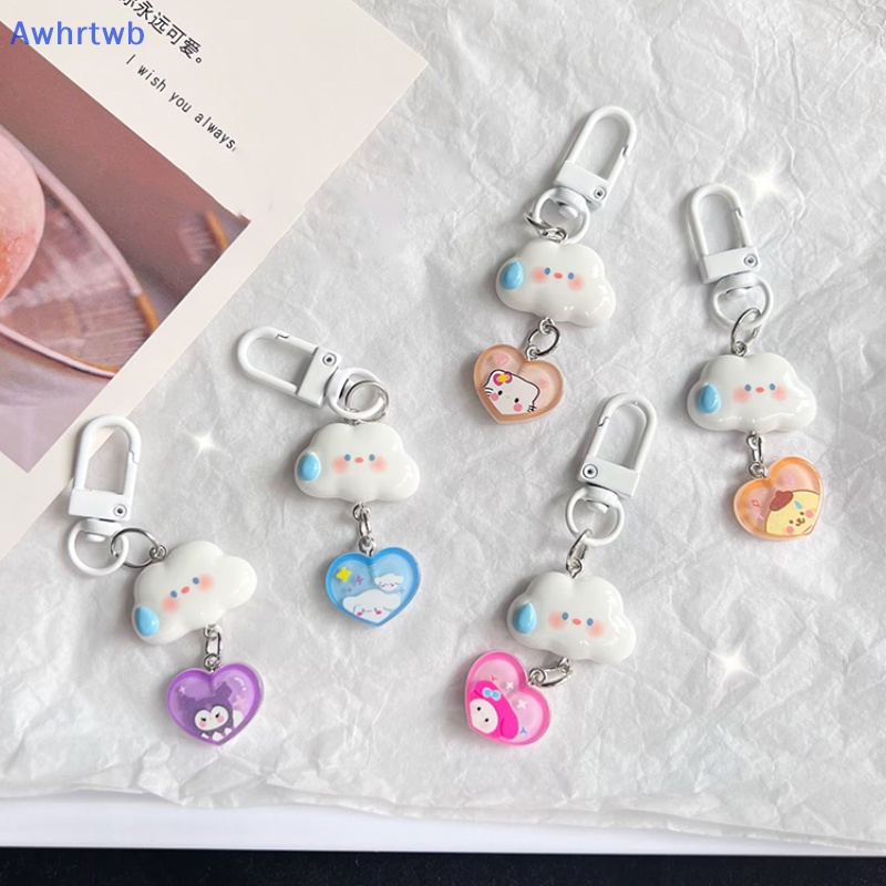 Móc Khóa Hình Đám Mây Hoạt Hình Dễ Thương Bằng Nhựa Resin Mới