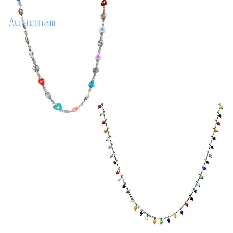 Vòng cổ Mặt Hình Trái Tim Đính Đá Zircon Thời Trang Cho Nữ