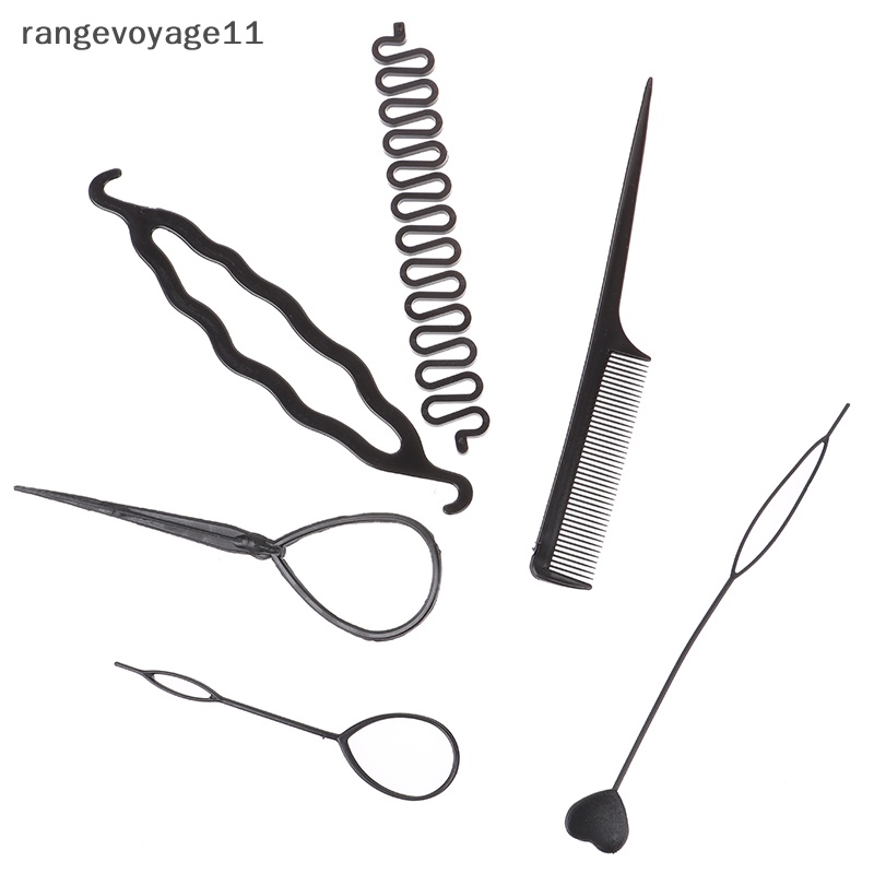 Bộ 6 Dụng Cụ Tạo Kiểu Tóc Xoăn Xoắn Ốc Cho Trẻ Em