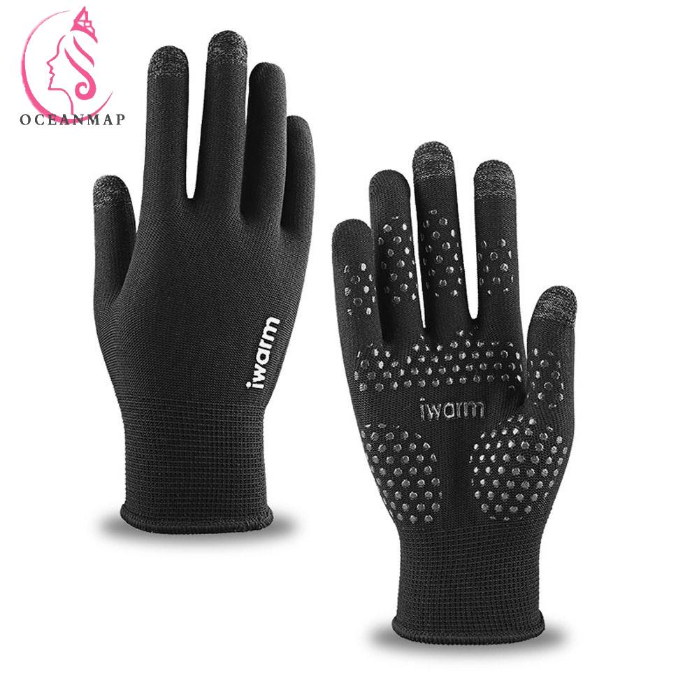 OCEANMAP Găng Tay Lái Xe Năm Ngón Thoáng Khí Cho Nam