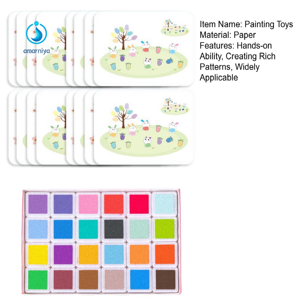 1 Bộ Dụng Cụ Vẽ Tranh Bằng Tay Cho Bé