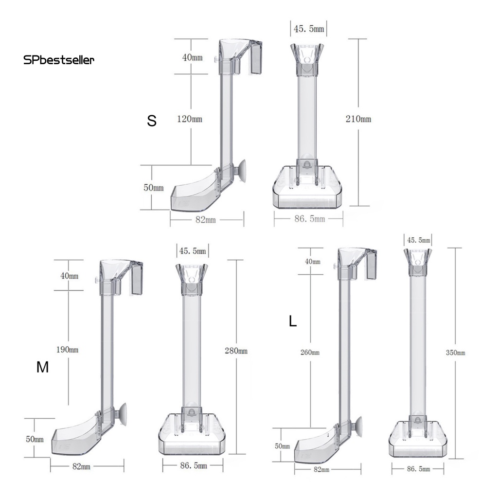 Ống Trong Suốt Đựng Thức Ăn Cho Cá Cảnh Thiết Kế Tiện Lợi Dễ Dùng