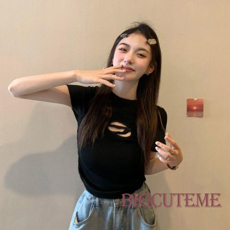 Áo Thun Ngắn Tay Kiểu Dáng Đơn Giản Thời Trang Mùa Hè Cho Nữ