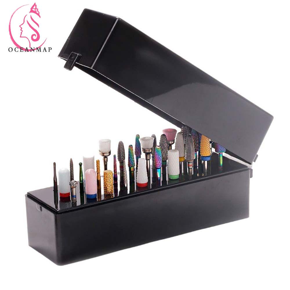 OCEANMAP Giá Đỡ Đầu Mài Móng Tay Bằng Nhựa Tiện Lợi Dành Cho Salon