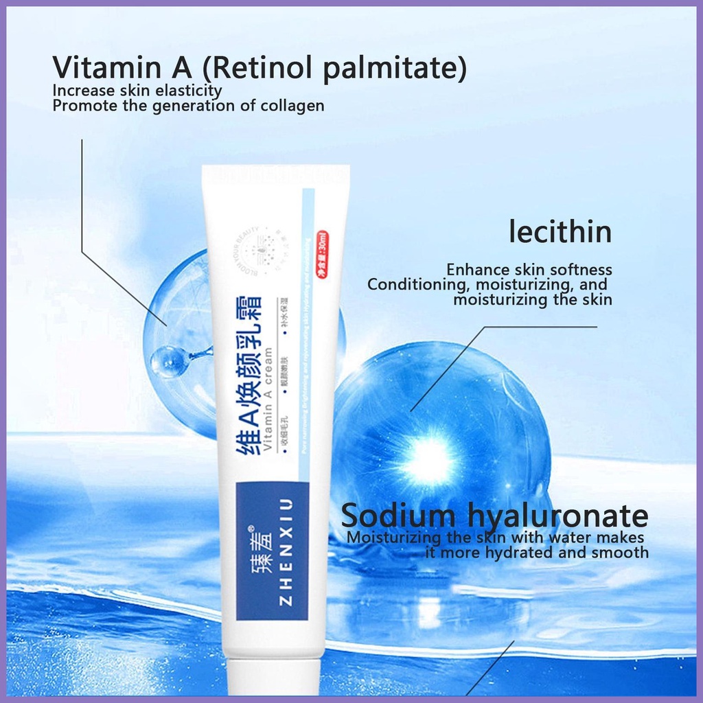 Kem Vitamin A Làm Sáng Da Loại Bỏ Mụn Đầu Đen Trẻ Hóa Và Dưỡng Ẩm nota2vn