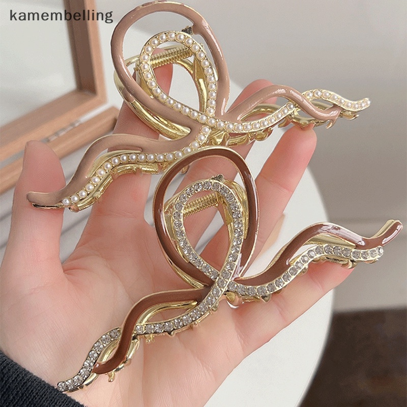 Kẹp Tóc Kim Loại Thời Trang Thanh Lịch Cho Nữ