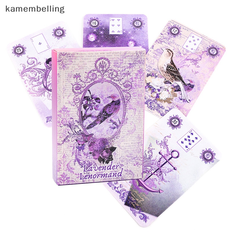 Bộ Thẻ Bài Trò Chơi Gia Đình Oracle Lavender Lenormand