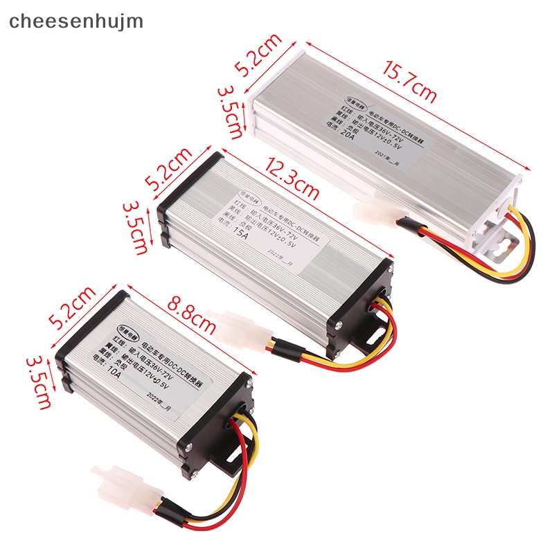 Bộ Chuyển Đổi Nguồn Điện DC 36V 48V 60V 72V Sang 12V 10 / 15 / 20A 180W DC