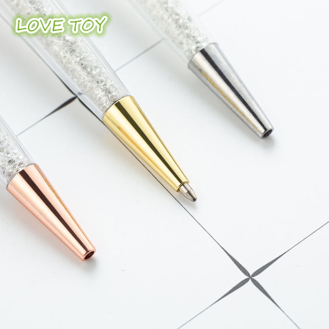 Bút Bi Có Chi Tiết Pha Lê Xinh Xắn Độc Đáo