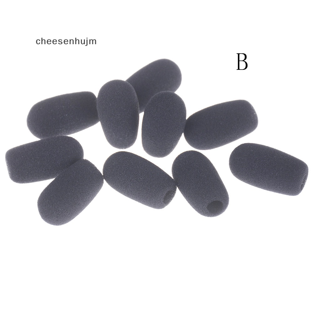 Set 10 Mút Bọc Đầu Micro Chắn Gió Màu Đen Tiện Dụng