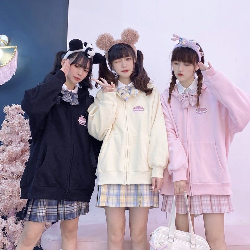 Áo Khoác Hoodie Mỏng Dáng Rộng Cỡ Lớn Kiểu Hàn Quốc Dễ Thương Cho Nữ