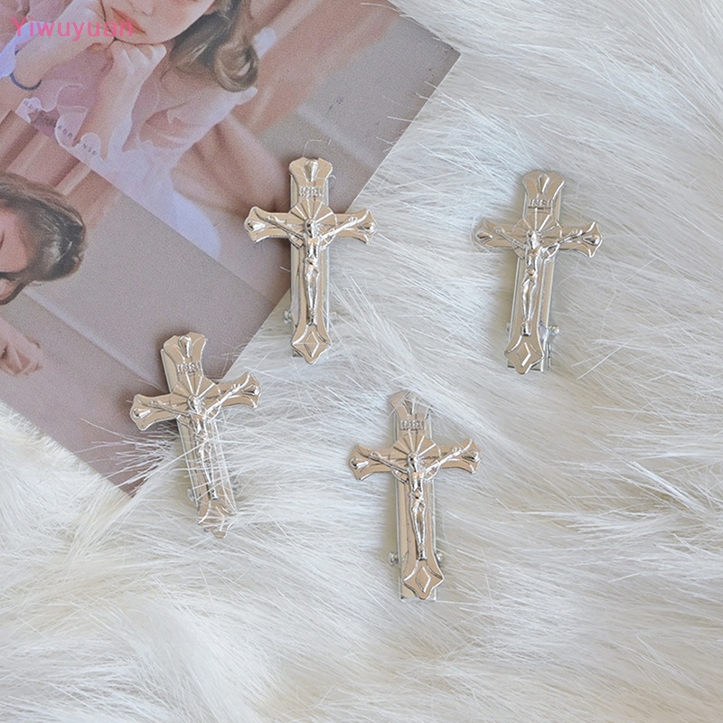 Bộ 2 Kẹp Tóc Kim Loại Thời Trang Vintage Y2K