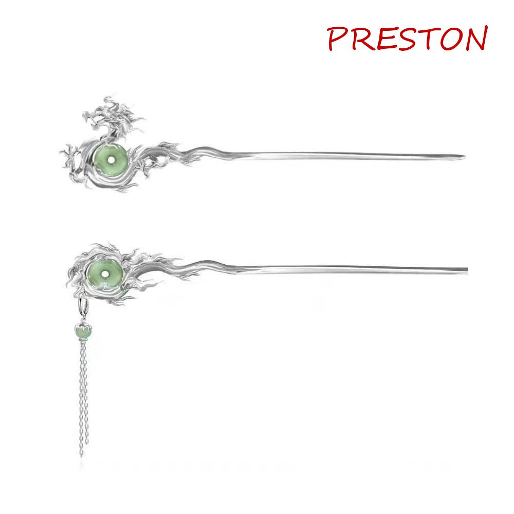 PRESTON Kẹp Tóc Hình Rồng Thời Trang Cho Nữ