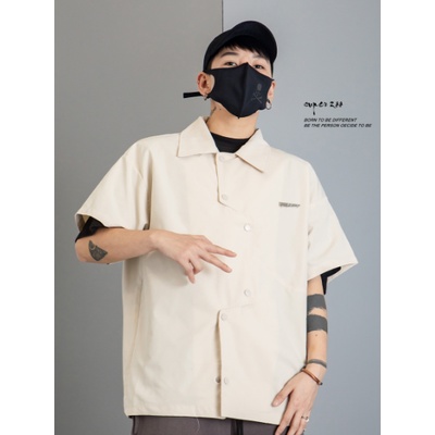 Áo Sơ Mi Tay Ngắn Phong Cách Đường Phố Mùa Hè Thời Trang Cao Cấp Cho Nam