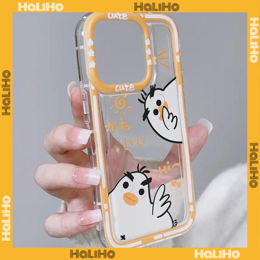 Ốp lưng iPhone 11 Ốp Lưng iPhone Khung Ảnh TPU Trong Suốt Túi Khí Mềm Bảo Vệ Chống Sốc Camera Chú Gà Con Dễ Thương Tương thích với iPhone 14 Pro max 13 Pro max 12 Pro Max 11 7Plus 8Plus