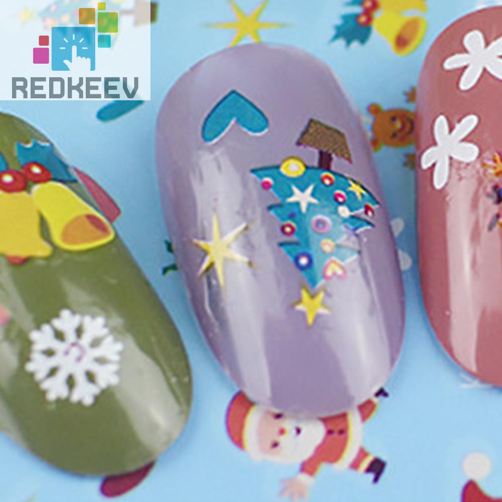 Bộ 12 Miếng Dán Trang Trí Móng Tay Họa Tiết Hoạt Hình Dễ Sử Dụng DIY