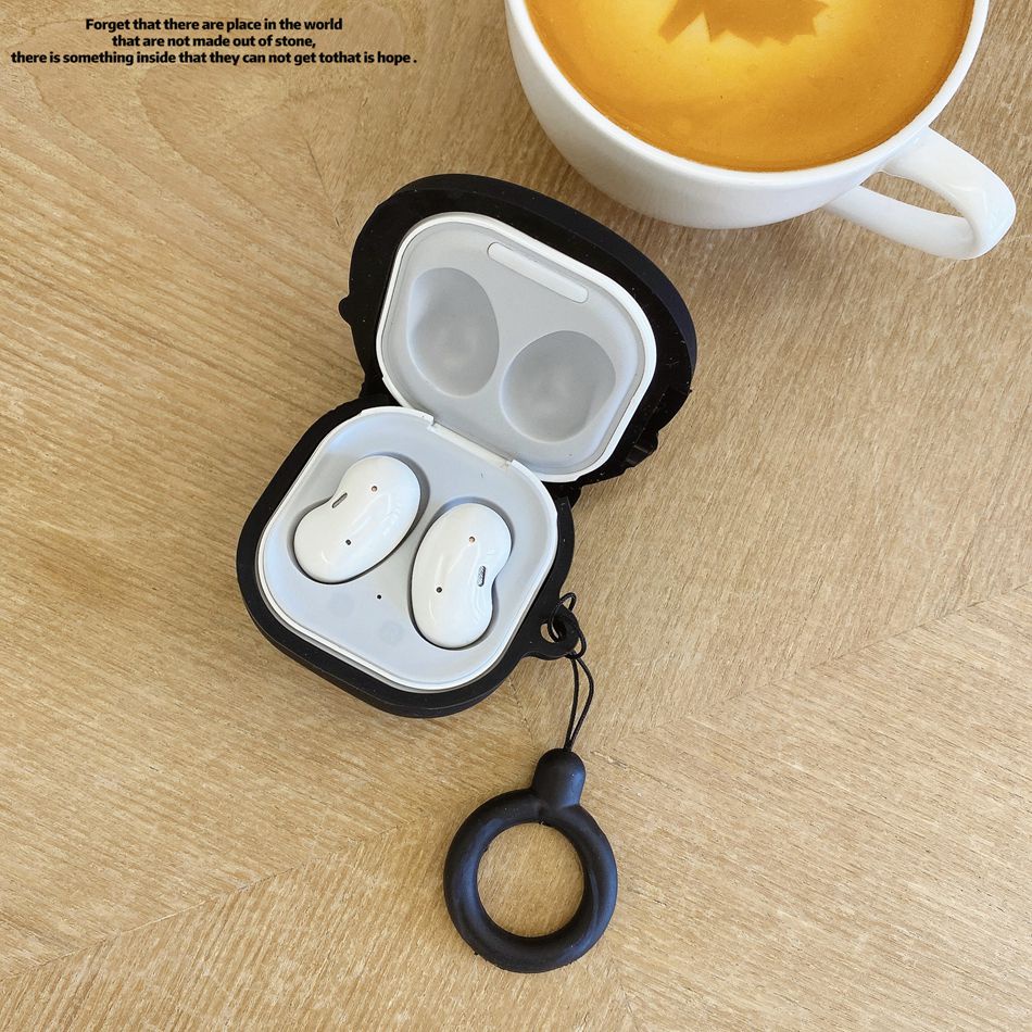 Vỏ Bảo Vệ Hộp Sạc Tai Nghe Samsung Galaxybuds2 Pro / buds live / buds Pro Bằng Silicon Hình Mèo Dễ Thương