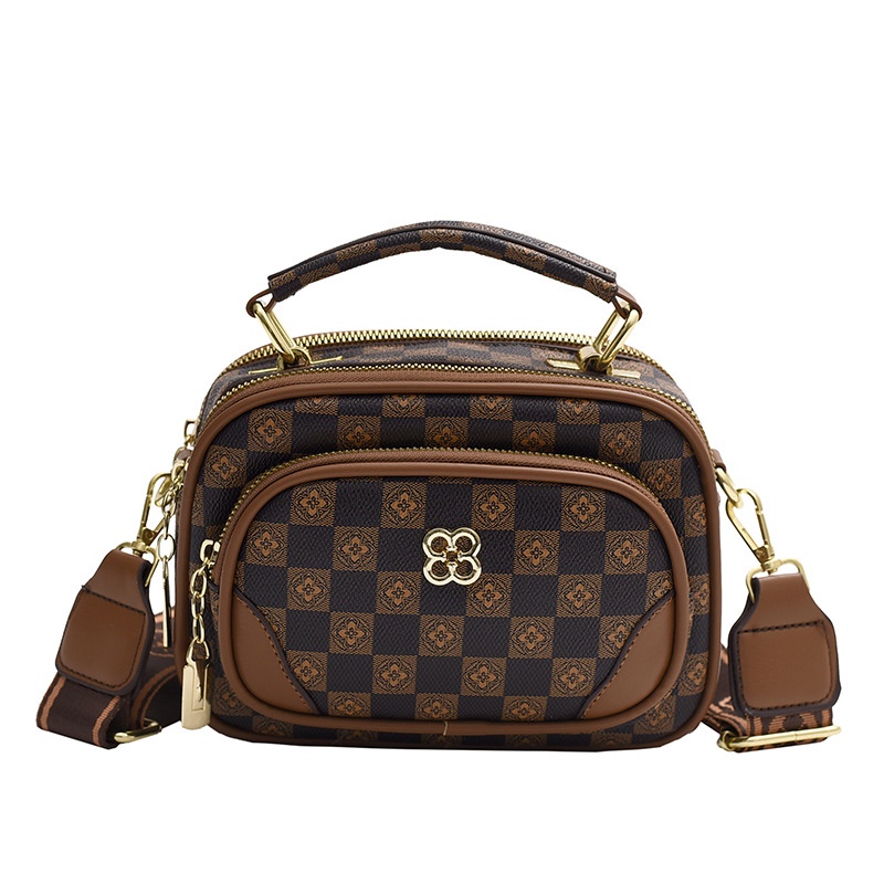 Túi Xách Đeo Vai Kiểu Vuông Nhỏ In Hình Máy Ảnh Thời Trang Nữ 2023