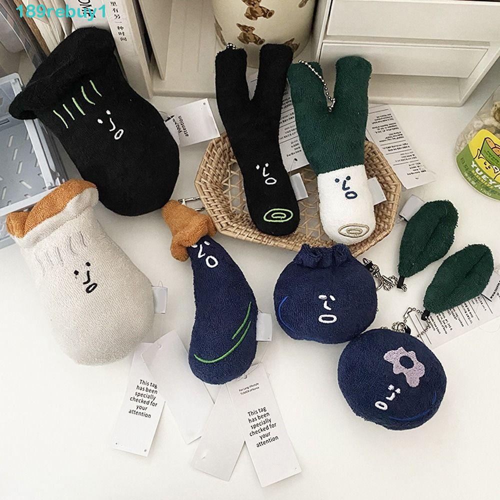 Rebuy1 Móc Khóa Hàn Quốc Hình Cà Rốt / Cây Cà Rốt Nhồi Bông Dễ Thương Làm Quà Tặng Sinh Nhật Cho