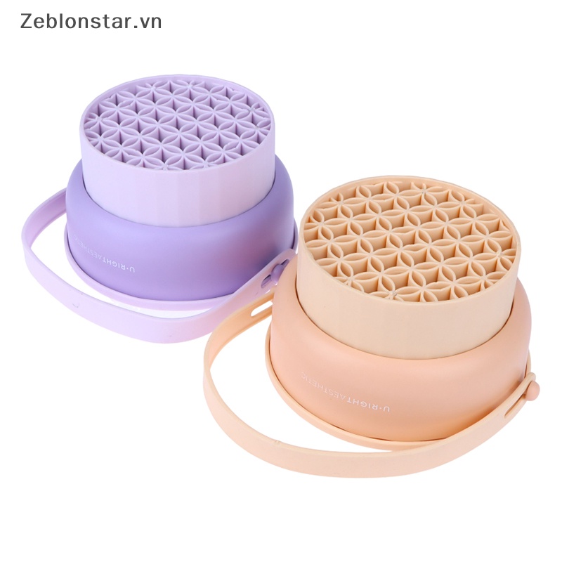 Miếng Silicone Vệ Sinh Cọ Trang Điểm Gấp Gọn Tiện Lợi